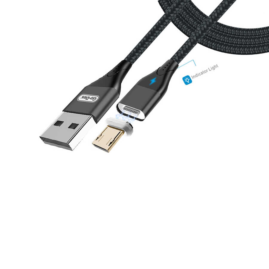 Go Des GD-UC502 Magnetic Data Micro Usb Kablo - 1 Go Des GD-UC502 Magnetic Data Micro Usb Kablo - 1